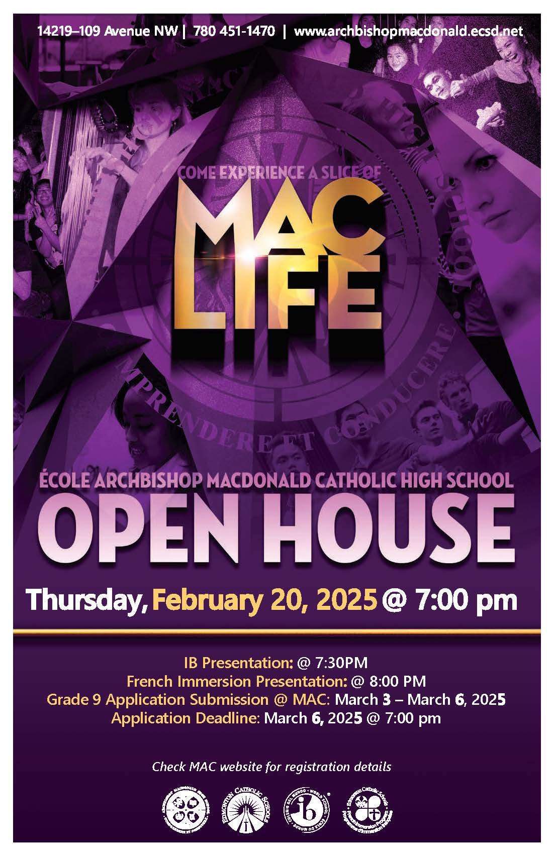 Open House Poster 2025